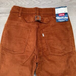 NWT Vintage Levi's Buckle Back Bell Bottom Corduroy Pant USA Made Men’s 32x32